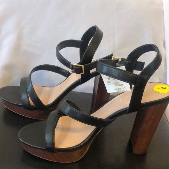 🔴2 for $25 BCBGeneration sandals with block heel size 9 - Picture 5 of 10